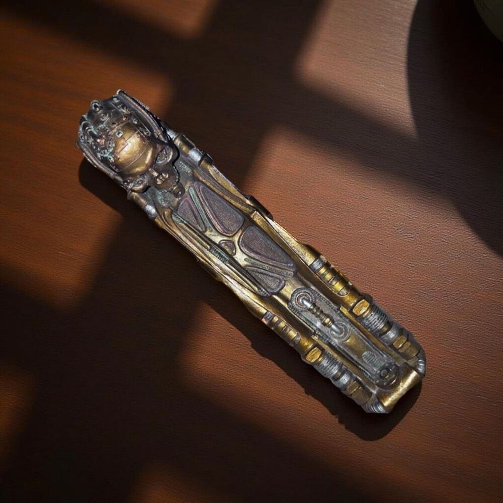 Steampunk Aged Copper Tone Incense Holder